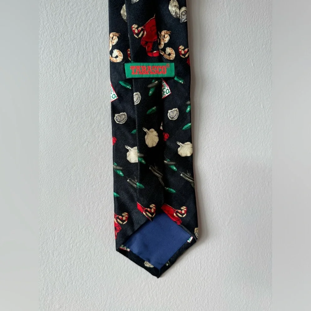 Tabasco Festive Whimsical Hot‎ Sauce Men's Neck Tie